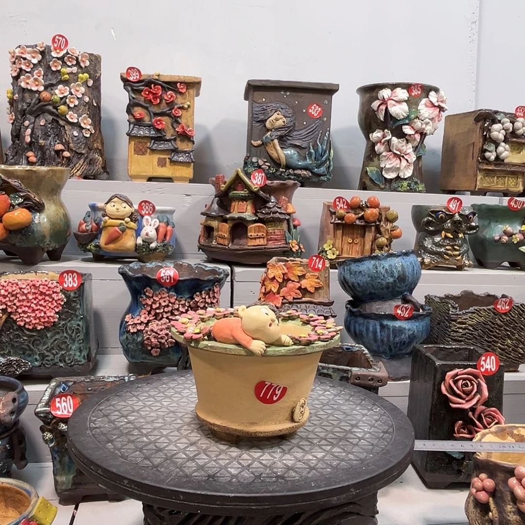 779 号陶然花器手工花盆