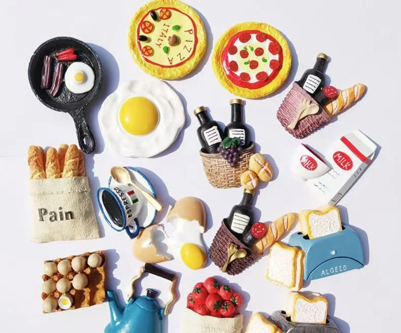 【对对碰直播拆】仿真高货甜品食物食玩冰箱贴