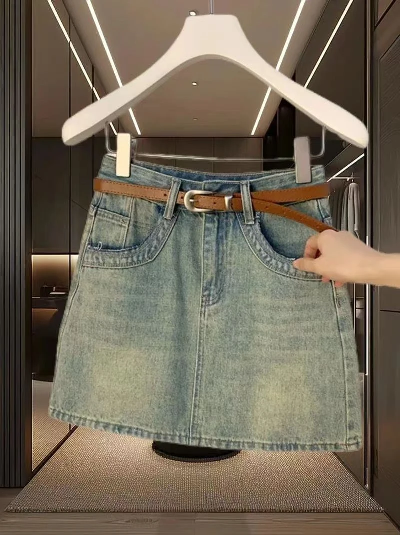 （601～650）高腰显瘦百搭牛仔短裙短裤