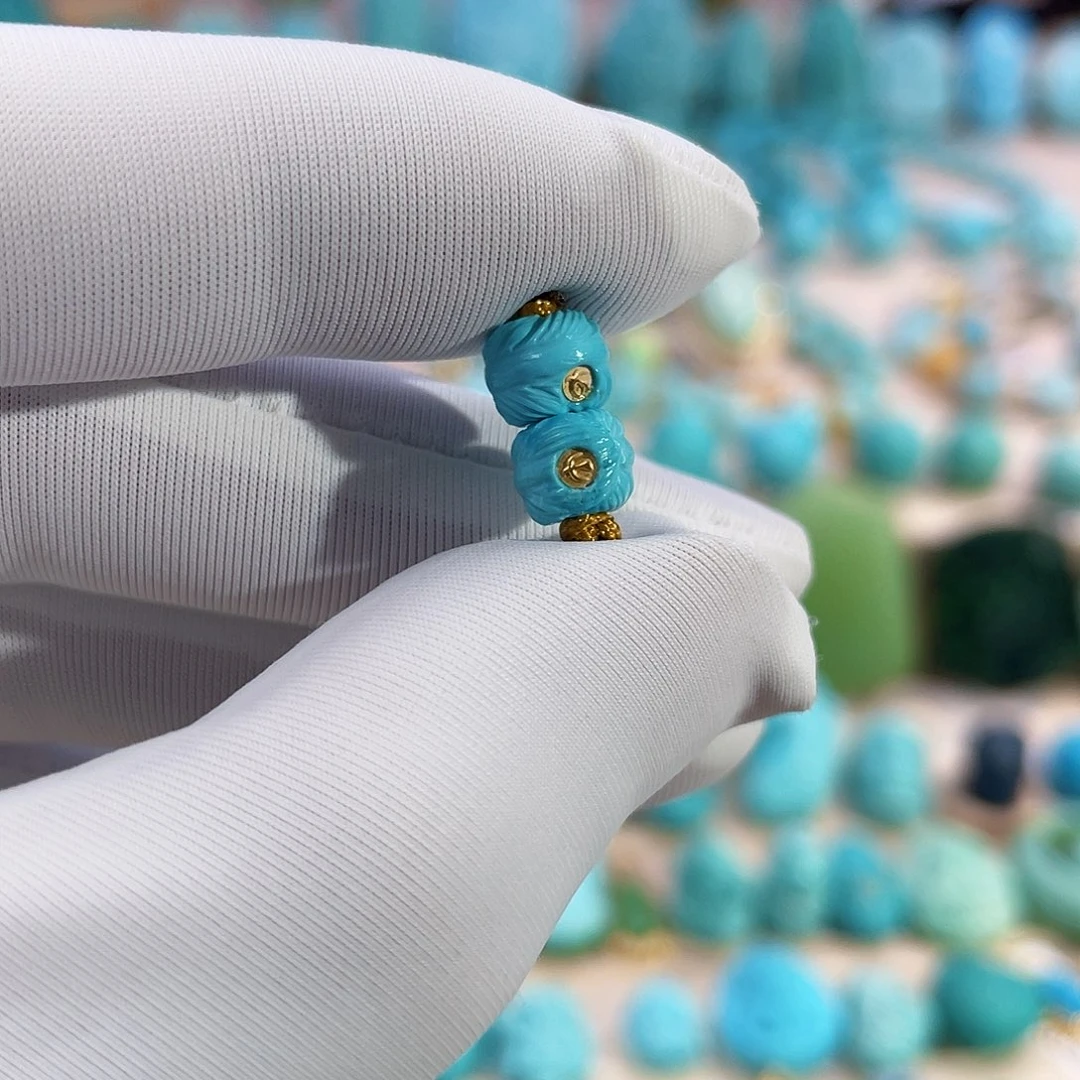 绿松石珠宝奇石未镶嵌