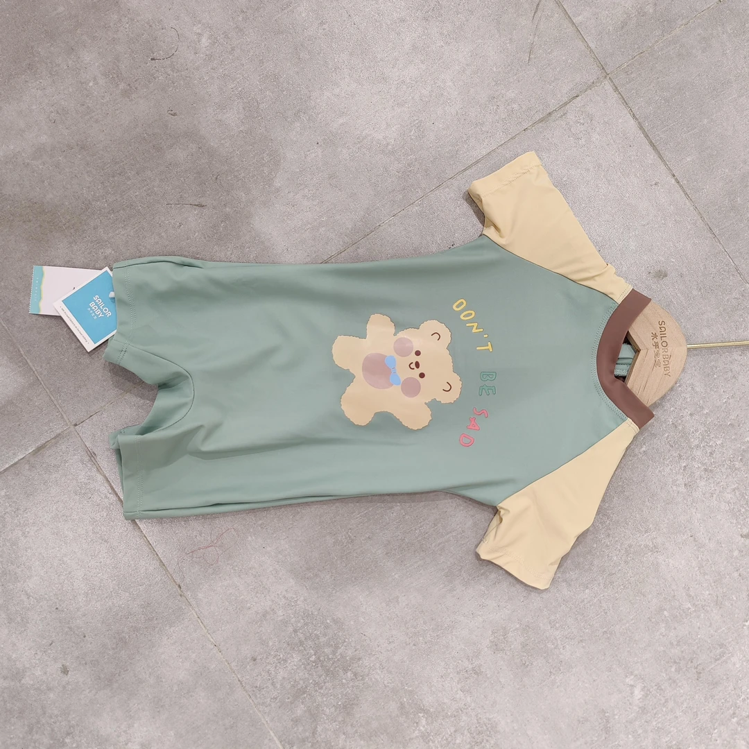 水手宝宝夏季可爱显瘦户外时尚女孩时髦    泳衣3187