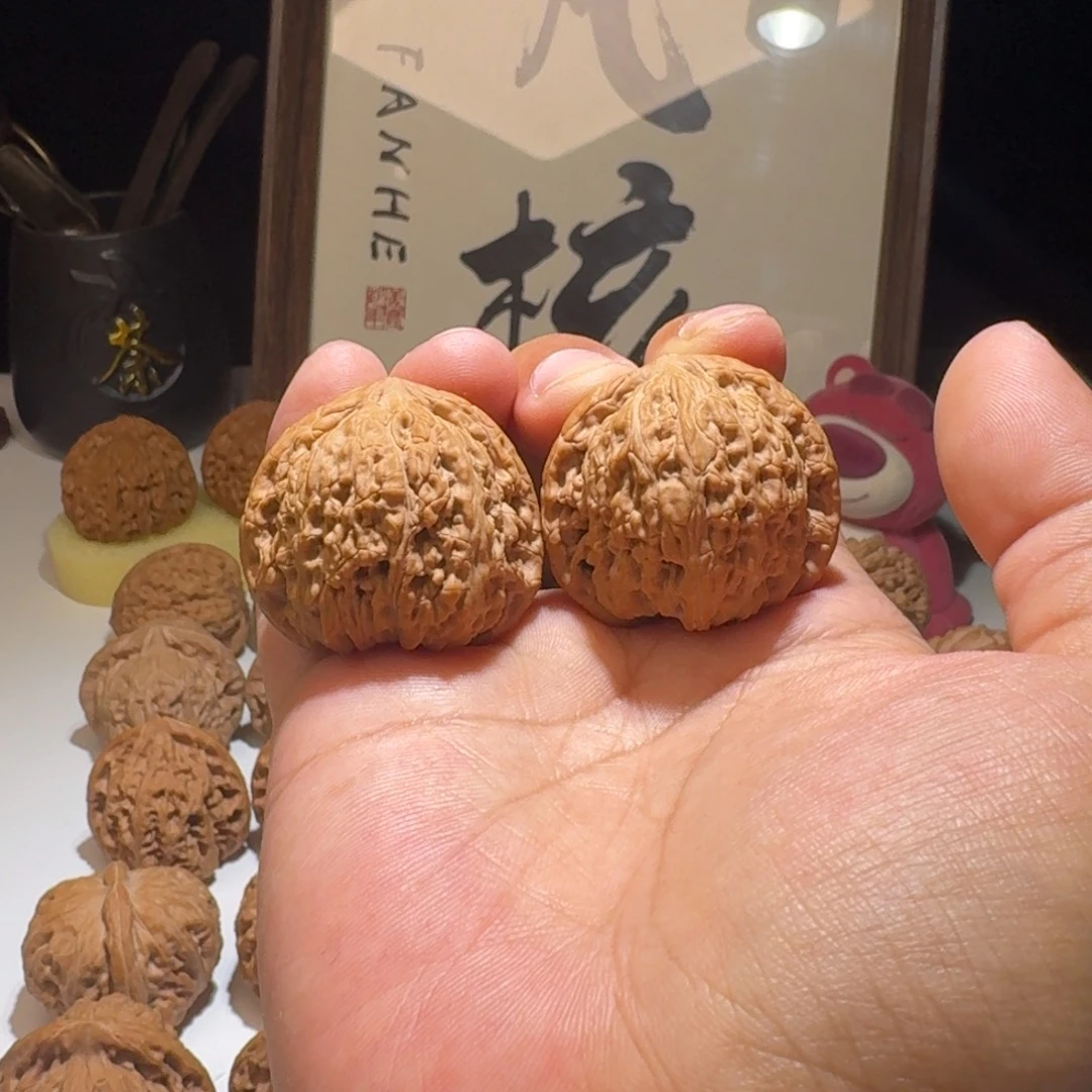 文玩核桃吊坠38尺寸承德密纹