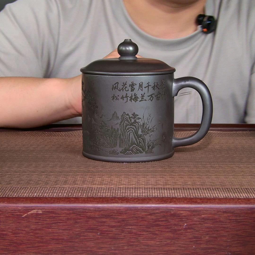 茶杯紫砂高货放漏