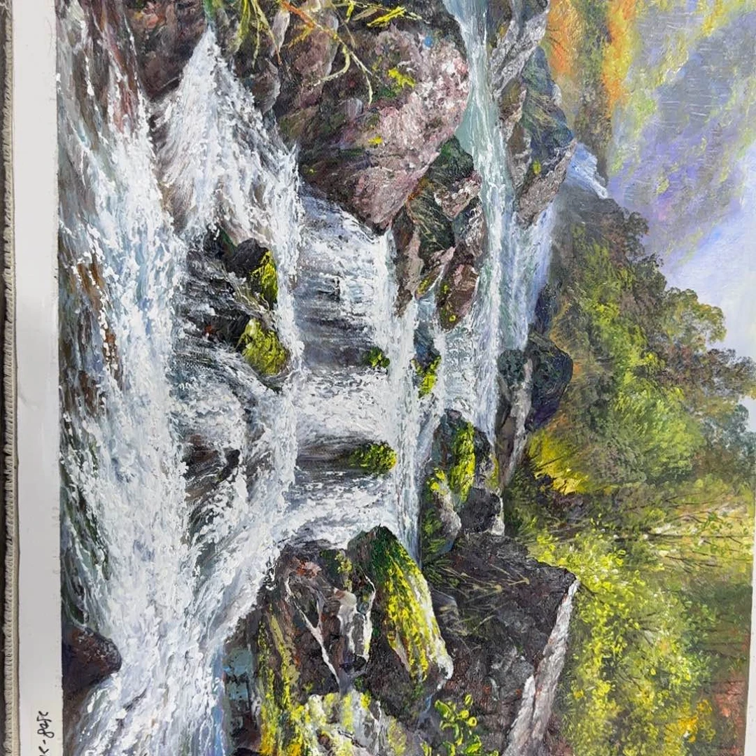 油画一起看电影吧
