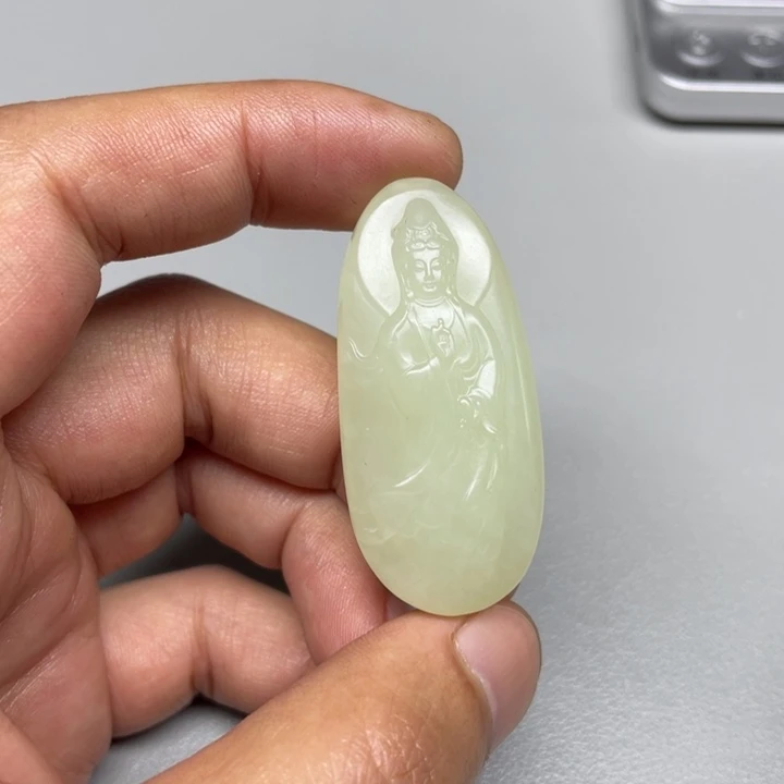 和田玉吊坠(不含链)未镶嵌若*