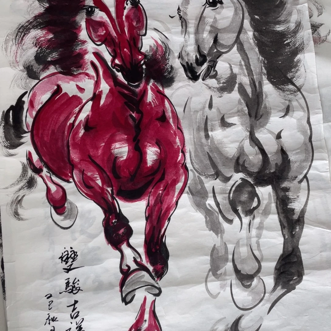 国画李军老师绘画