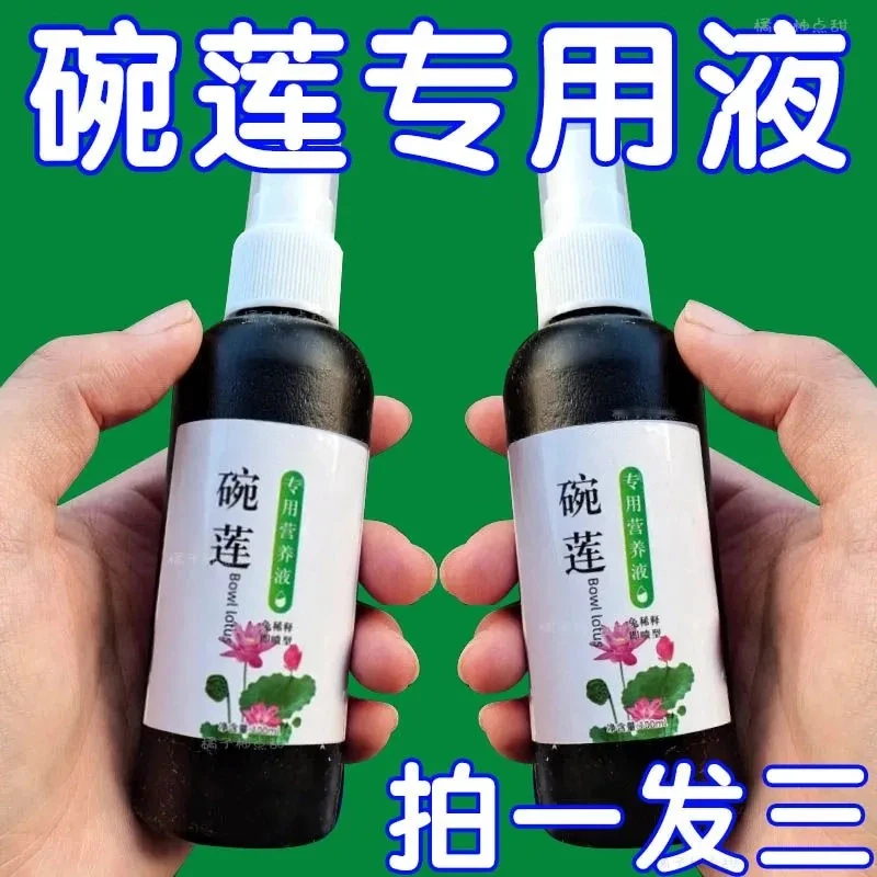 碗莲专用营养液睡莲肥料通用水溶肥水培种子发芽植物营养液促开花