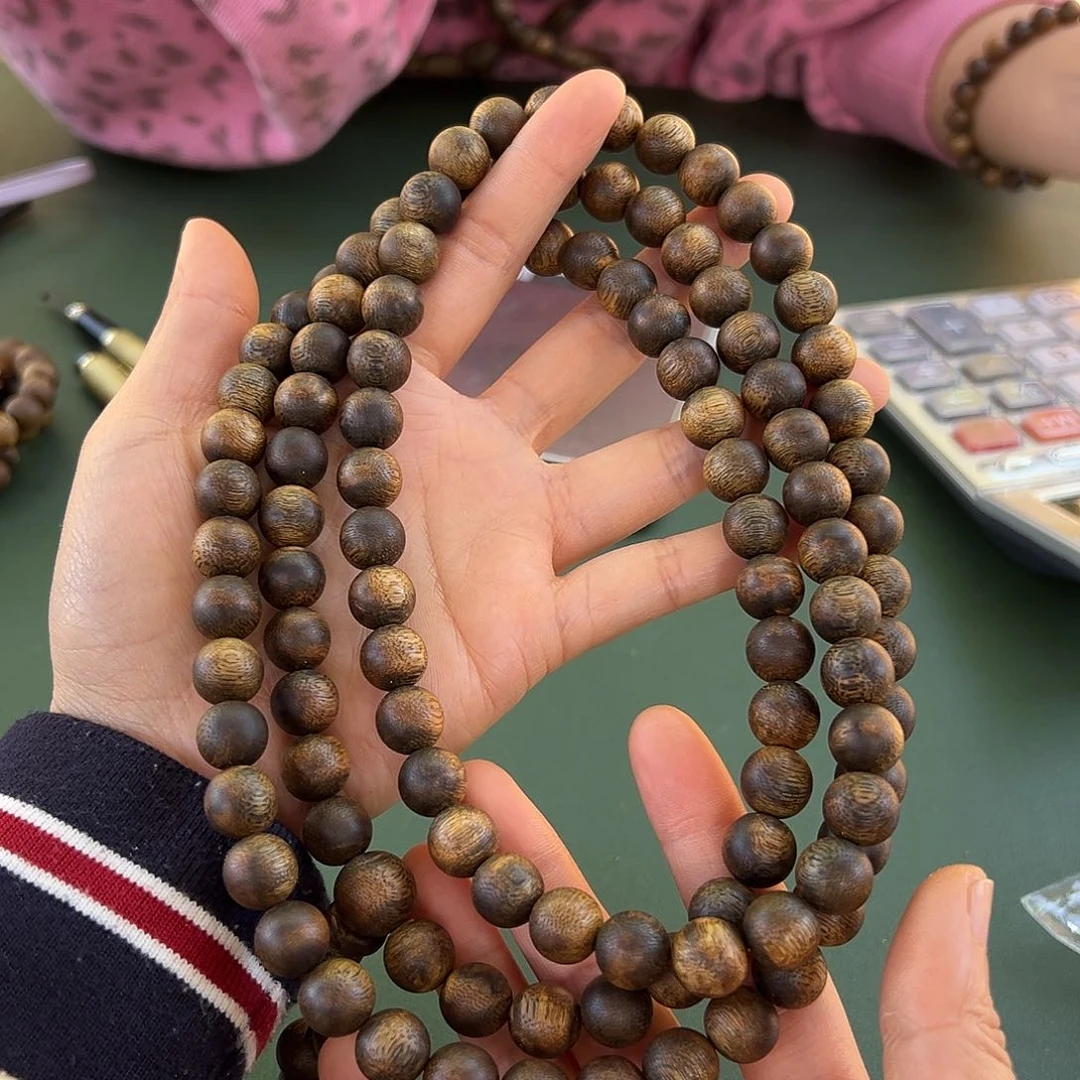 沉香手串乌身64克1.1多样性发一条