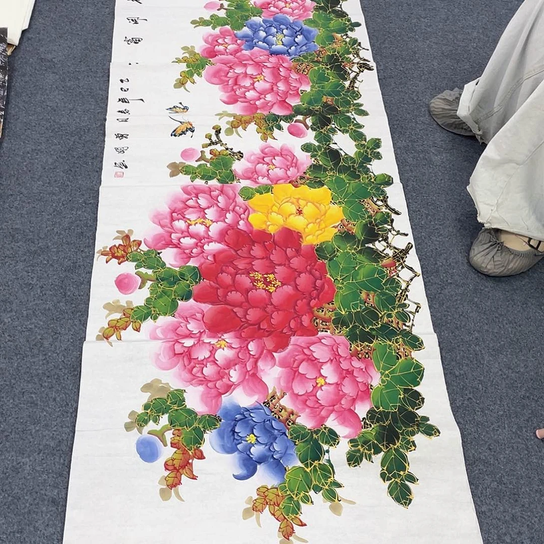 国画作品小姐姐放漏…
