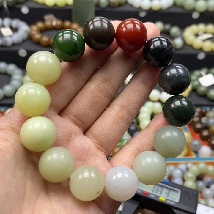 未镶嵌手串和田玉L卡16