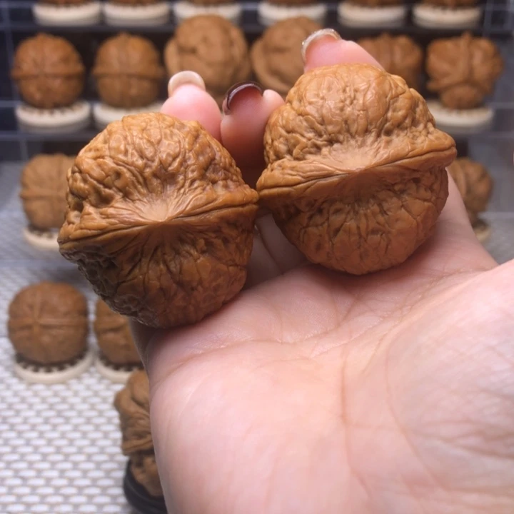 把件文玩核桃39号蟒纹虎头元宝40➕尺