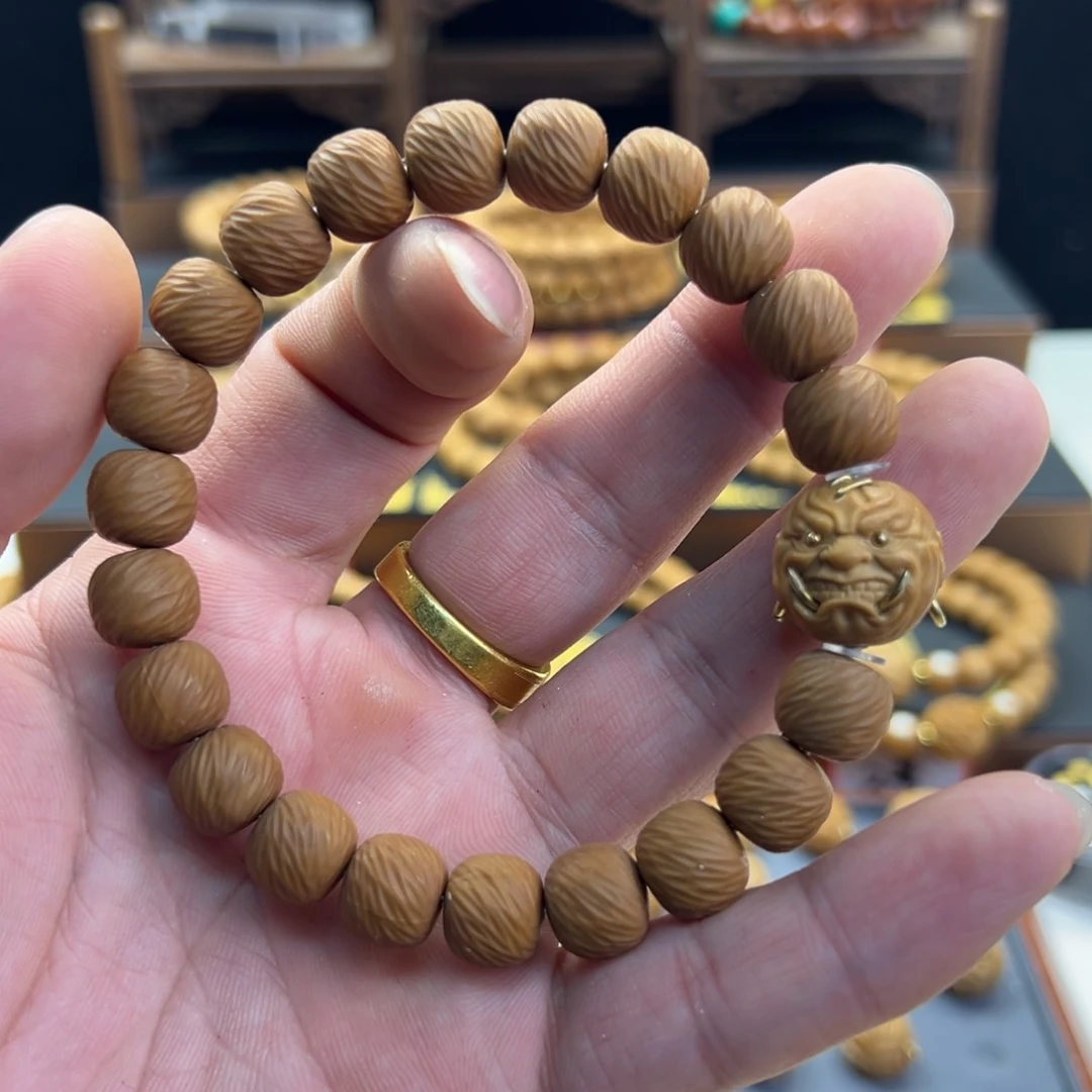 猴头核桃吊坠全品云锦➕獠牙39号