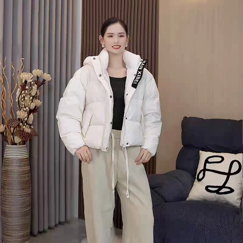 短款面包款羽绒服女外套