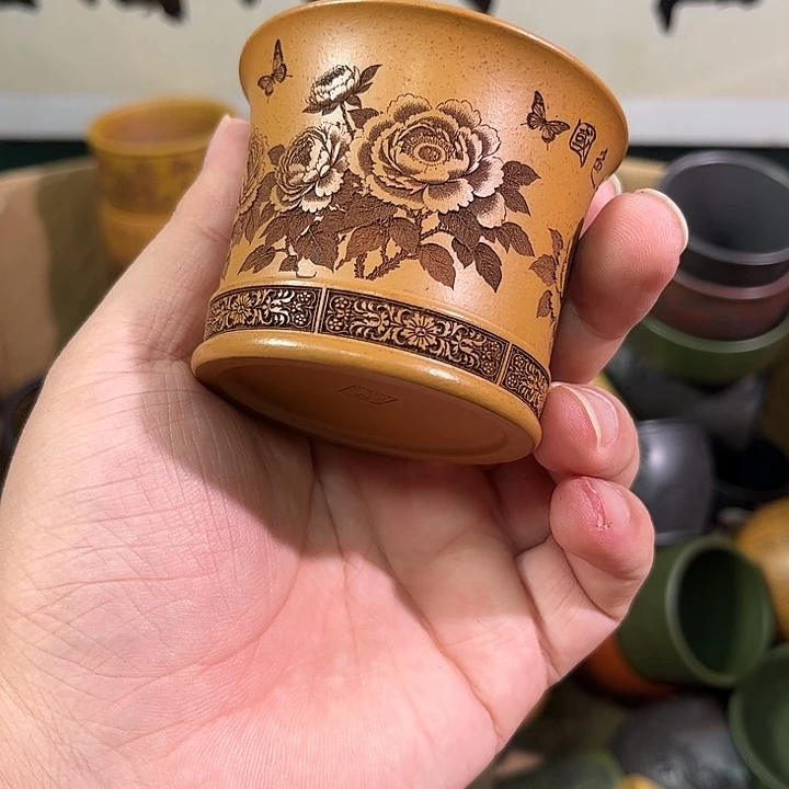 茶杯紫砂全手工紫砂主人杯