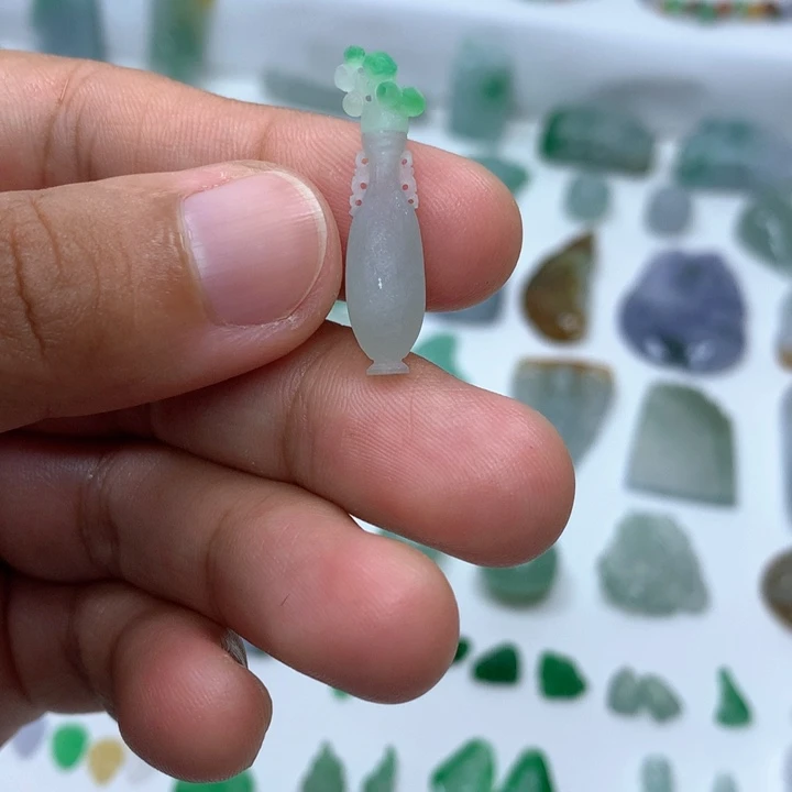定制翡翠未镶嵌平安富贵