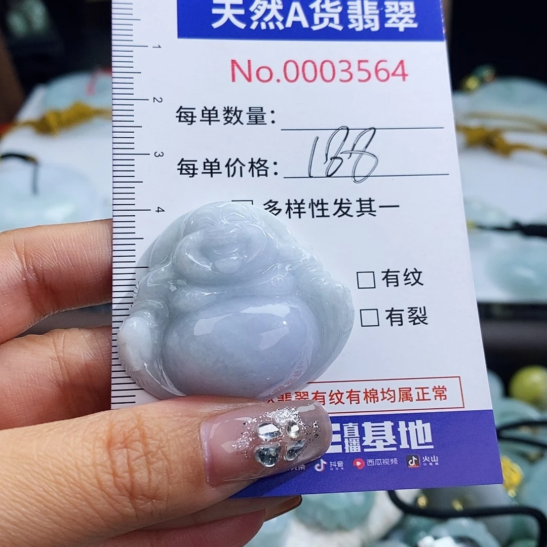 翡翠未镶嵌颈饰3564