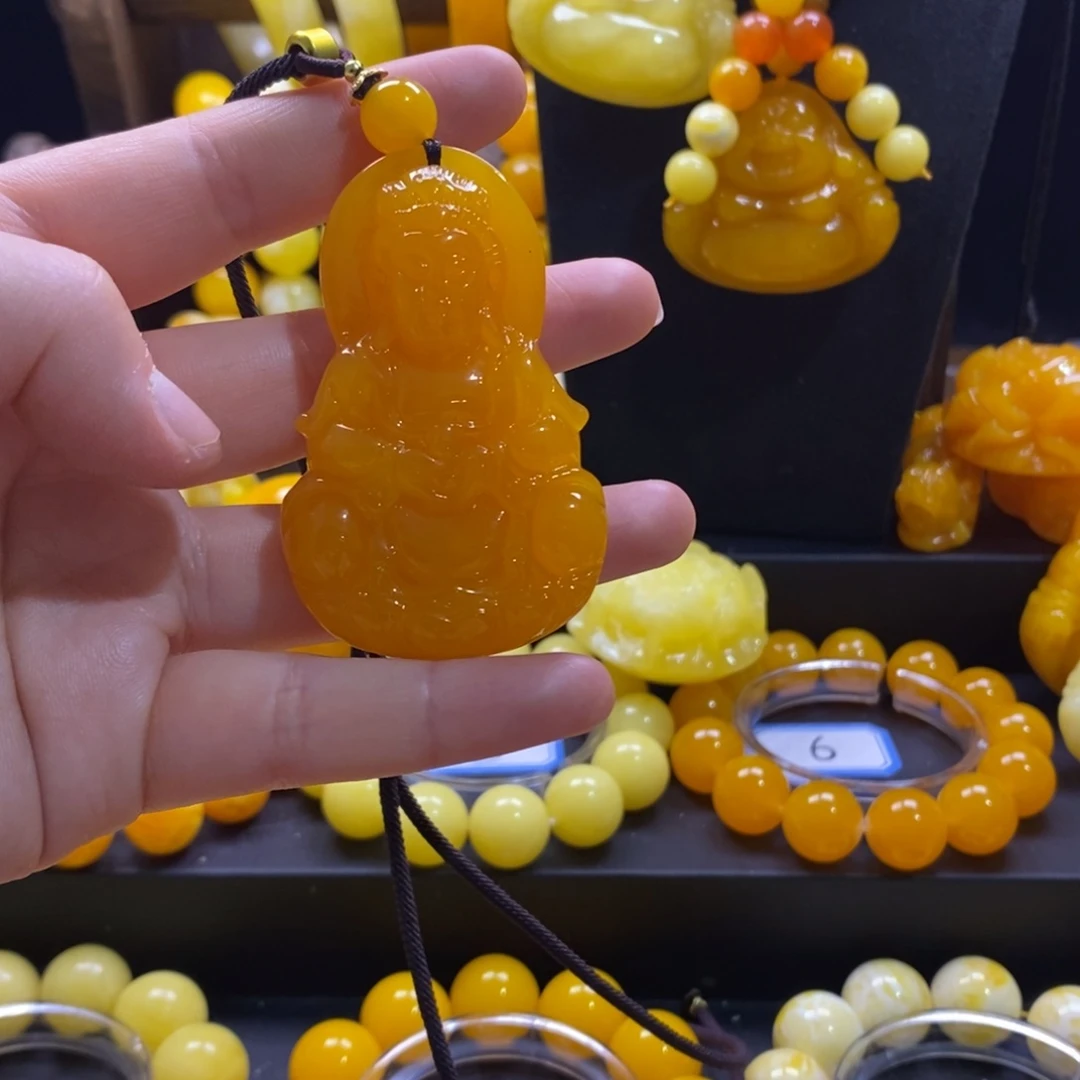 阿****非金属老蜜观音吊坠