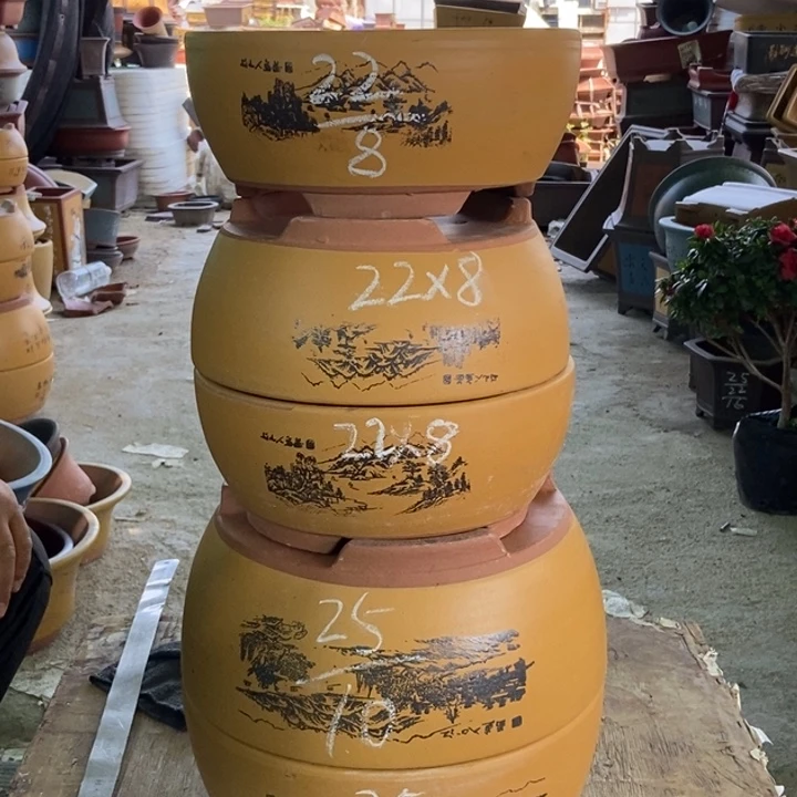 紫砂花盆紫砂紫砂