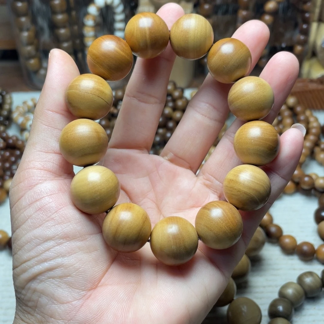 檀香木手串/手链老山檀香1.8奶香瑕疵