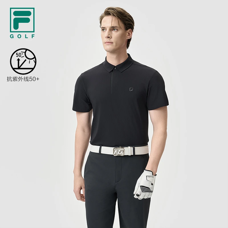 Fila/斐乐男【GOLF防晒速干POLO】优雅时尚运动短袖上衣A11M525120F