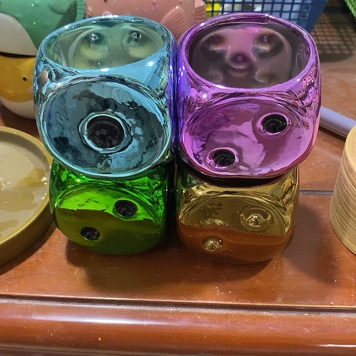 摆件陶盆有孔 微瑕介意勿拍