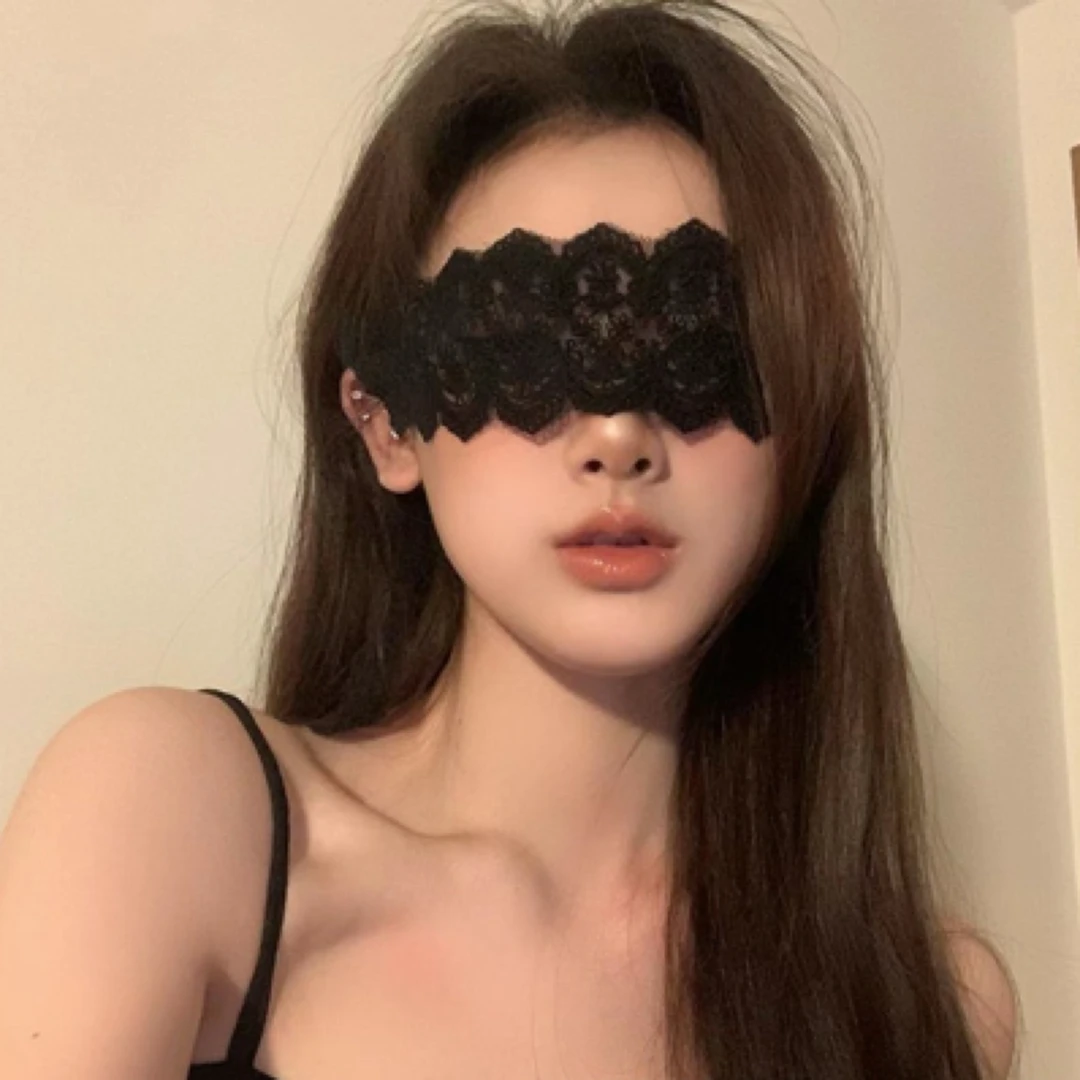 燃夜Fire性感蕾丝飘带仙女眼罩纯欲配件性感配饰