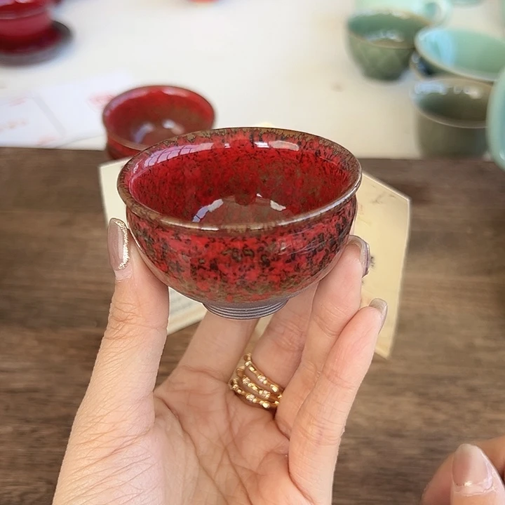 瓷片小米茶器龙泉青瓷