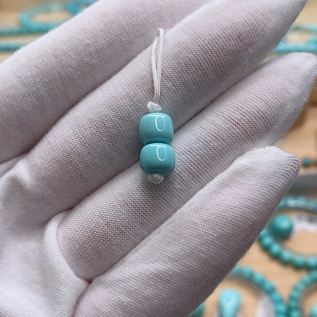 绿松石未镶嵌珠宝奇石7.2mm