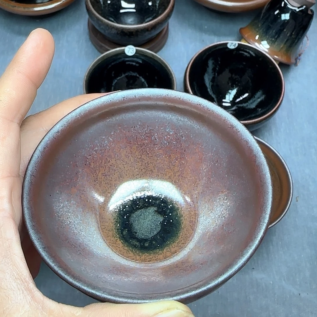 沙***洲茶盏印春堂柴烧建盏