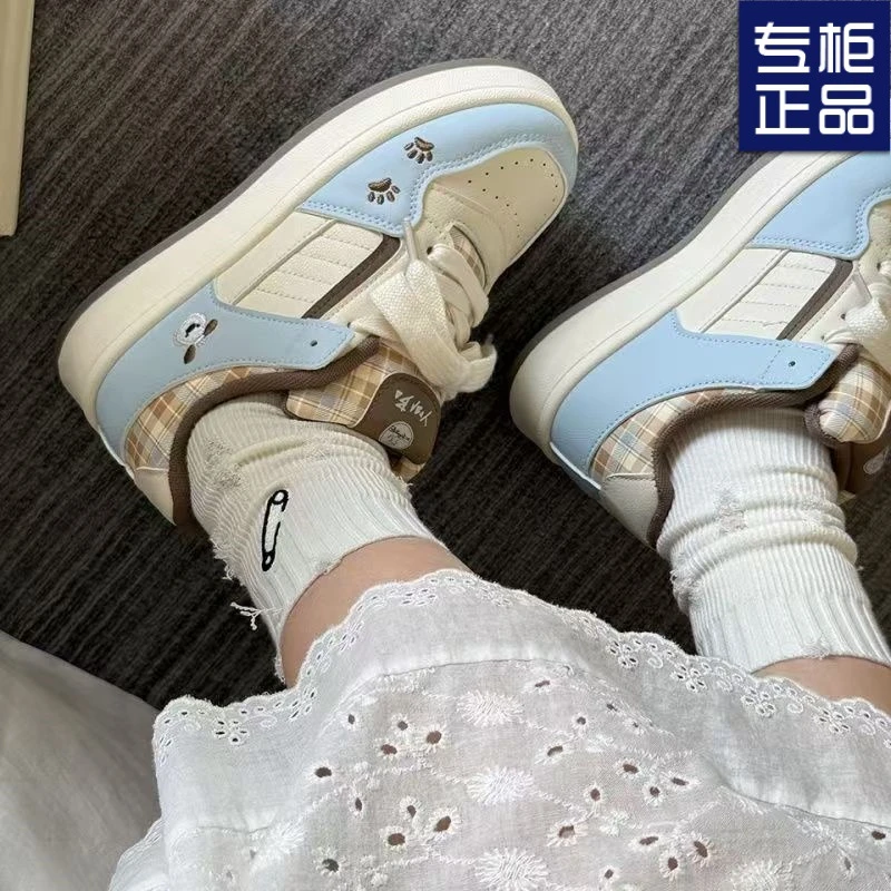 2025秋季新款海盐巧克力~原创面包鞋女款厚底鞋子阔腿裤必备鞋