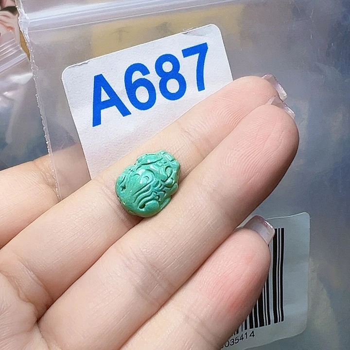 d***j未镶嵌绿松石珠宝奇石