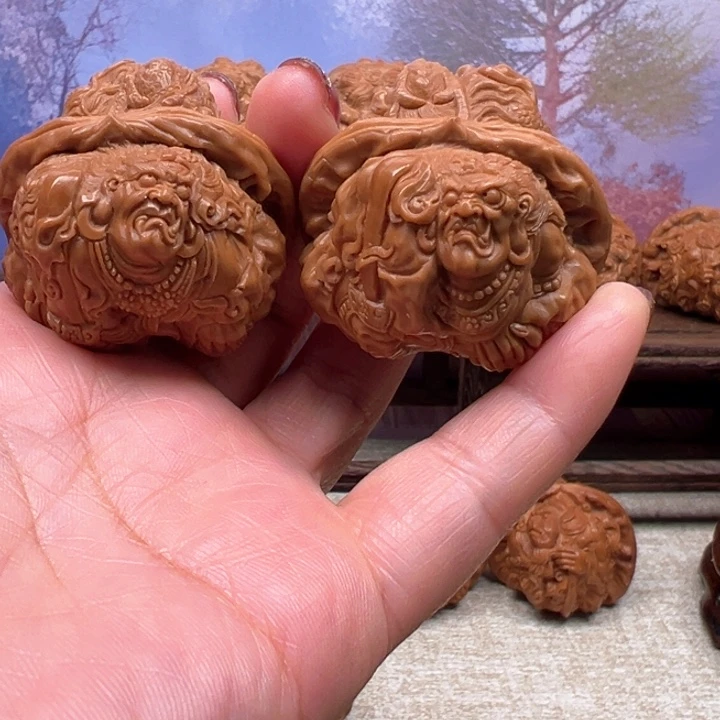 把件核桃蛤蟆头御龙明王