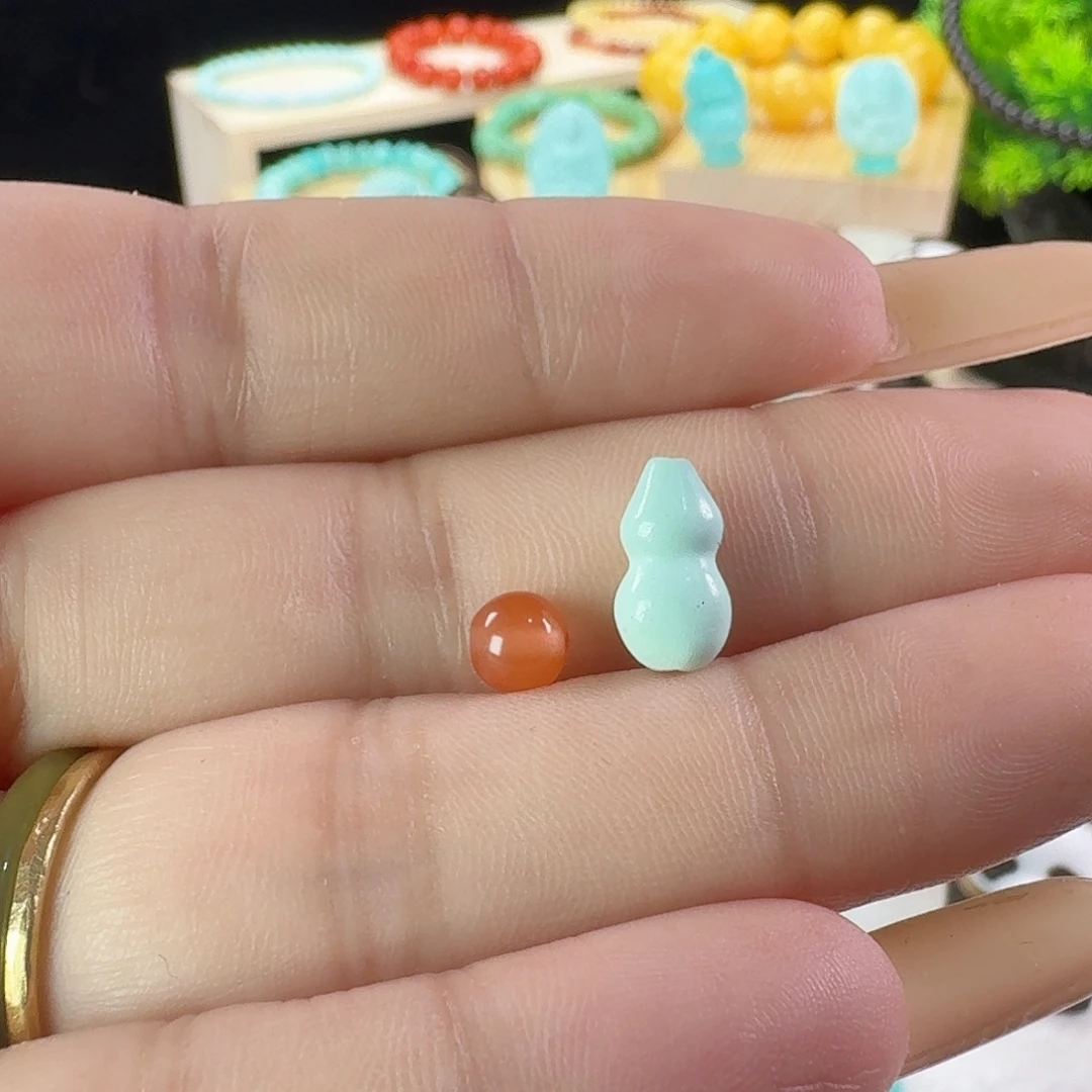 南红玛瑙未镶嵌颈饰