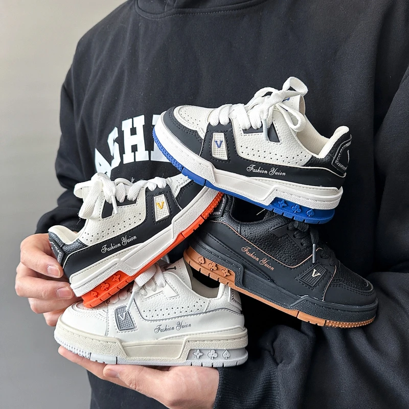 男童2025春秋新款软底防滑中大童板鞋女童休闲鞋儿童运动百搭春季