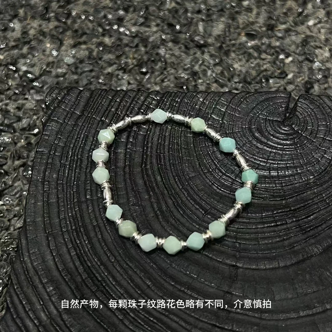 925银手链 JIUJIU【圆舞曲】气质轻奢时尚百色小众百搭素款0613