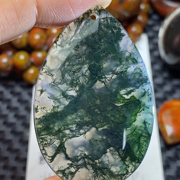 玛瑙/玉髓颈饰未镶嵌紫****，