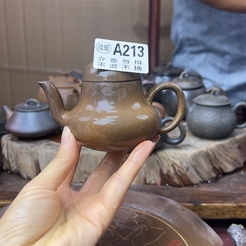 戬谷龙窑柴烧茶茶壶213