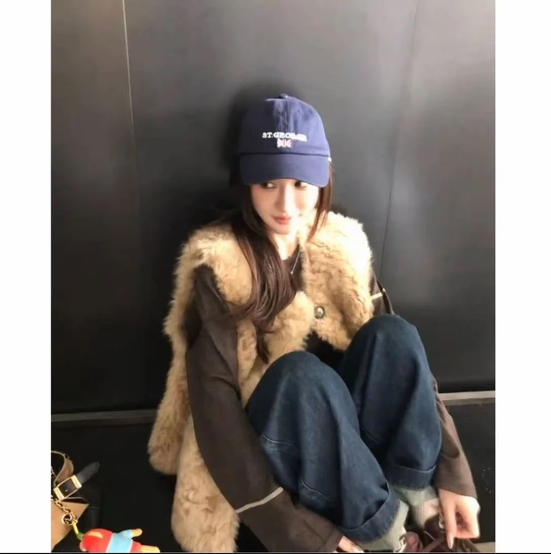 人造皮草 卷卷毛新款韩版潮牌百搭时尚