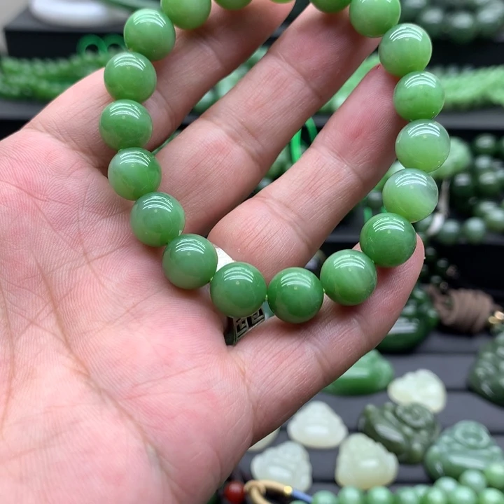 和田玉未镶嵌手链