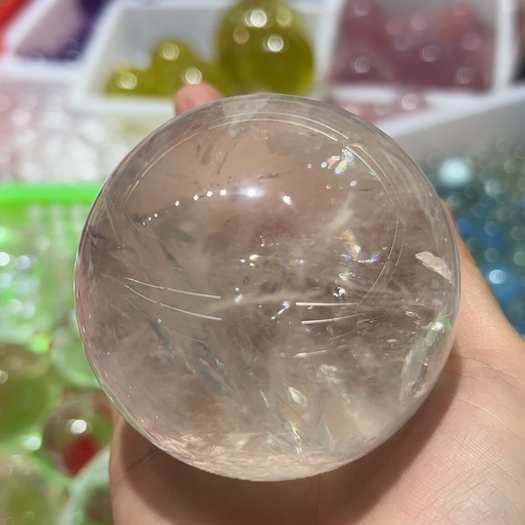 水晶珠宝半成品未镶嵌阿**车摆件