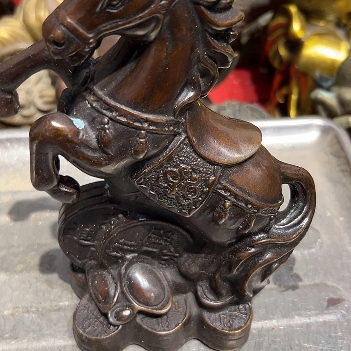 随***雕黄铜摆件，文房工艺品摆件