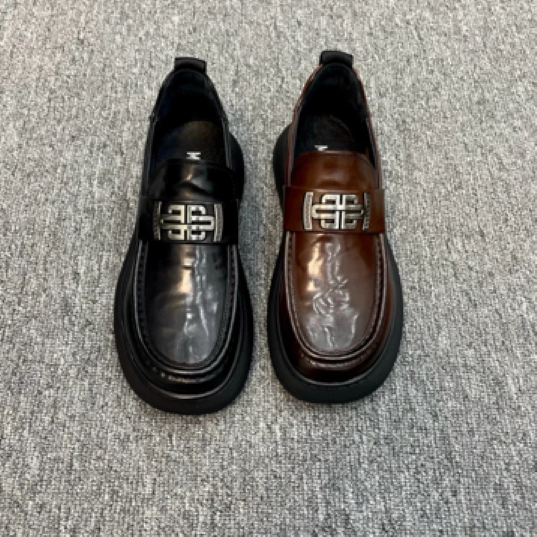 高端品质 纯皮时尚休闲男鞋