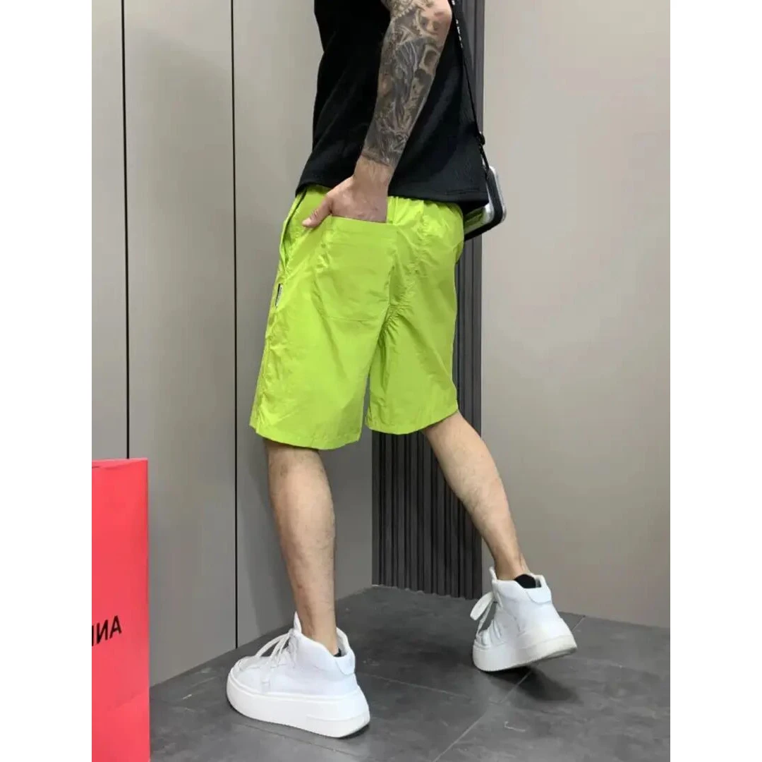 户外简约风新款夏季工装风速干外穿男士短裤青年休闲透气直筒中裤