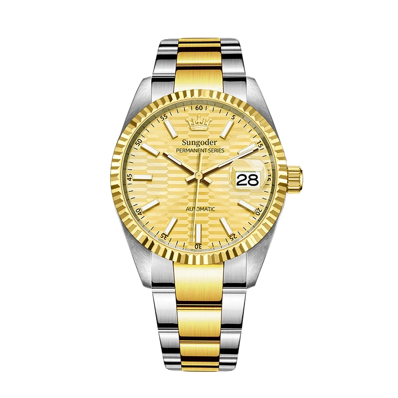 顶奢【日志】系列男士奢华款机械腕表 米