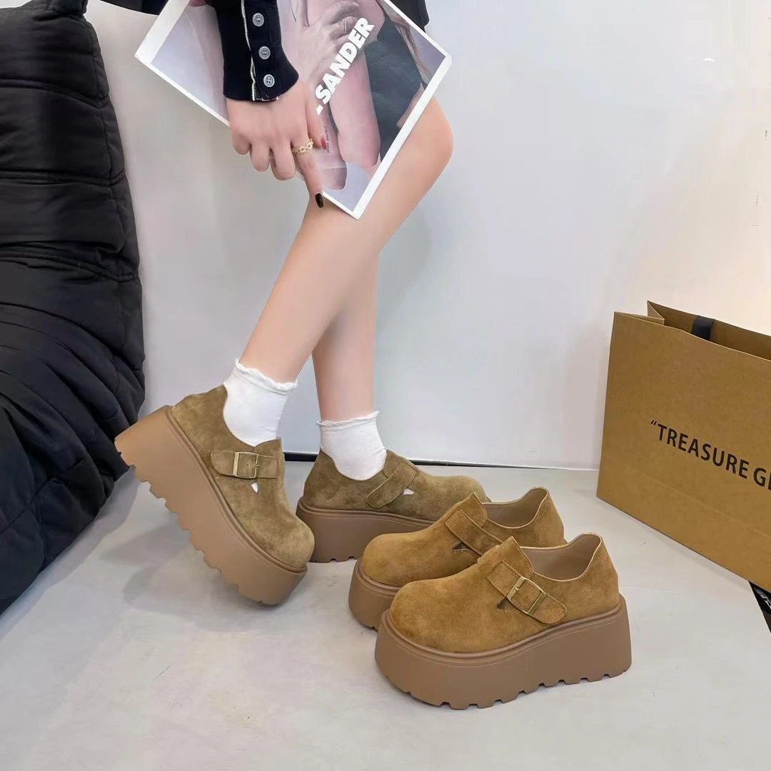 【CHENGYE】单里7cm-磨砂勃肯鞋2025新款舒适百搭懒人鞋一脚蹬K10