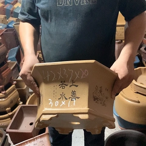 花盆紫砂手工艺品