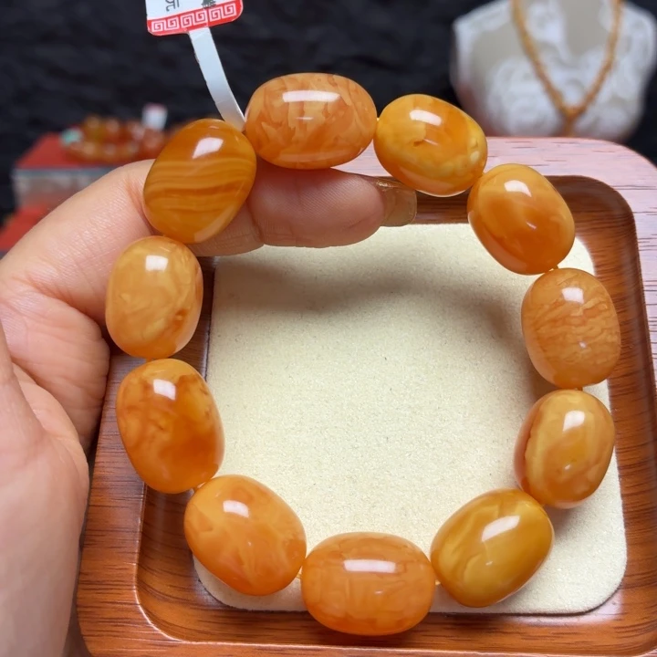 蜜蜡未镶嵌手链手串