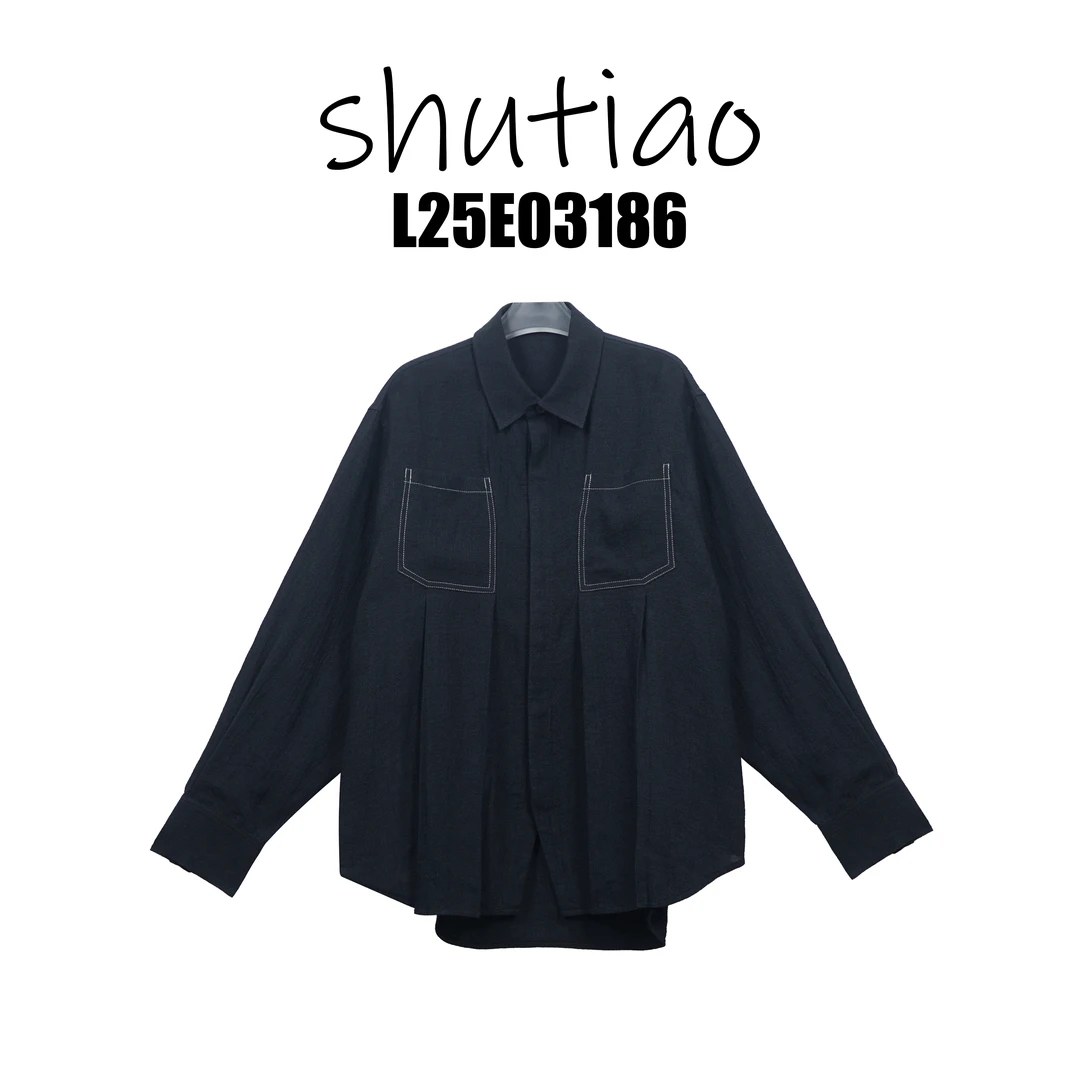 【SHUTIAO】2025秋冬：新款小众设计款衬衫L25E03186