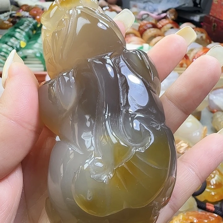 玛瑙/玉髓合金摆件