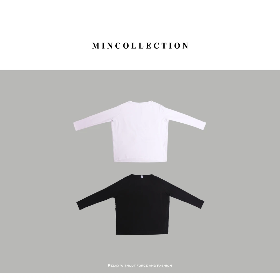 DE MincollectionBack T/瑜伽运动立体拼接龟背感长袖T恤CX79